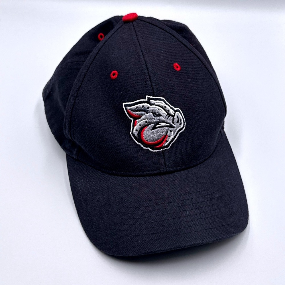 Lehigh Valley IronPigs MiLB Baseball Cap Navy Blue Red Embroidered Hat